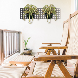 Hiện Đại Màu Đen Nhựa Trồng Chậu Tự Tưới Nước Tường Thẳng Đứng Treo Cảnh Quan Gắn Stackable Thiết Kế Hoa Chậu Trồng - Product Image 5