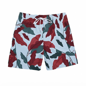 <b>Men's</b> Printed Board Shorts Floral Pattern Quick Dry Drawstring Casual Swim <b>Trunks</b> Short Length Mid Waist Polyester - Product Image 5