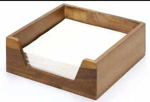 Organizador de Pañuelos Multifuncional de Madera Hecho a Mano, Diseño Pulido y Duradero, Acabado Natural Ecológico, Estilo Americano - Product Image 3