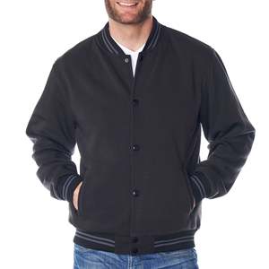 Custom Chenille Embroidery Leather Sleeve Baseball Letterman Varsity <b>Jackets</b> For <b>Men</b> Winter Street Style <b>Men's</b> Varsity <b>Jackets</b> - Product Image 2