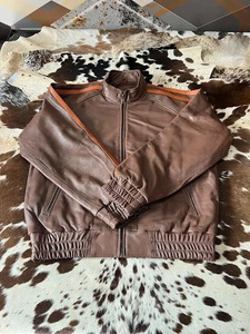 Chaqueta de Cuero Marrón para Hombre, Estilo Racing, de Lujo, Profesional, Clásica, Moderna, Ajuste Perfecto, Nueva, Talla Personalizada - Product Image 3