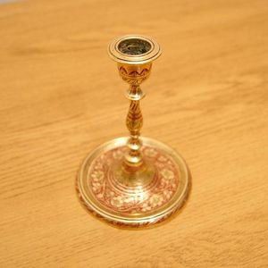 Premium Brass Candle Holder <b>Stand</b> Traditional Metal Candle <b>Stand</b> for Home Decor Dining Table Wedding Party Decoration - Product Image 1