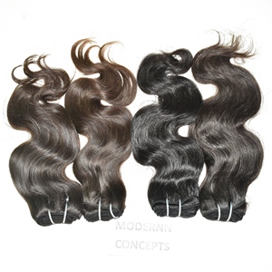 100% <b>Cheap</b> Virgin Hair 10-36 Inch Long Human Hair Bundle Body Wave Indian Remy Human Hair <b>Extension</b> - Product Image 5