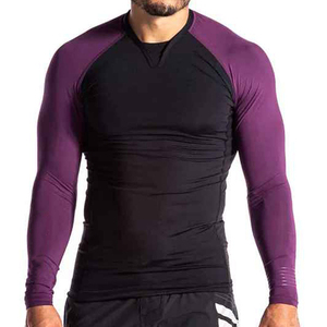 Chemise de protection anti-UV respirante en polyester écologique UPF50+, anti-transpiration, manches longues, pour MMA - Product Image 3