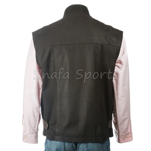 เสื้อกั๊กหนังกลับแท้ 100% สำหรับผู้ชาย และเสื้อกั๊กหนังสำหรับนักขี่มอเตอร์ไซค์ แห้งเร็ว แฟชั่นสำหรับผู้ชาย - Product Image 4