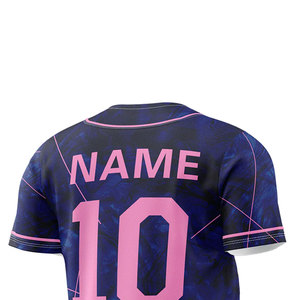 เสื้อเบสบอลคุณภาพสูงสั่งทำพิเศษ วัสดุโพลีเอสเตอร์ สำหรับทีมผู้ใหญ่ - Product Image 4