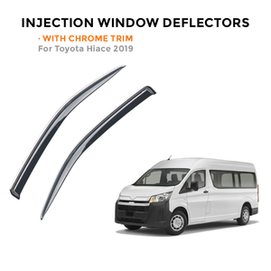 Deflectores de Ventana para Coche Toyota Hiace 2019, Visera Antilluvia Adhesiva, Protectores de Viento por Inyección - Product Image 2