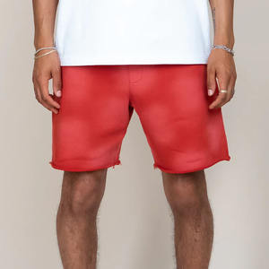 Pantalones Cortos Deportivos Unisex de Cintura Alta con Lavado Ácido, Personalizados, de Algodón French Terry, con Bolsillos Laterales, Logotipo Impreso para Hombre, Suministro OEM - Product Image 6