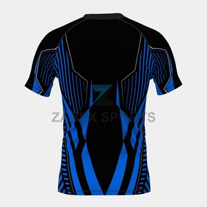 Rashguard de Compression Professionnel pour Homme – Extensible en Spandex/Polyester Léger avec Option Logo Frontal - Product Image 3