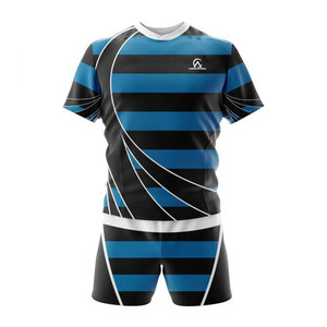 Vêtements d'équipe sportive professionnelle, uniforme de rugby avec matériau respirant, confortable à porter pour les activités de match - Product Image 1