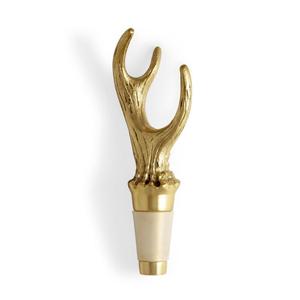 Tapón de botella y abridor de botellas de metal con cabeza de ciervo, juego de regalo de lujo para amantes de los bares, decoración para fiestas navideñas - Product Image 3
