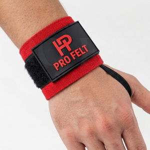 Custom Rubber Logo <b>Wrist</b> Wraps for Weightlifting Gym Training Support Elastic Fitness <b>Wrist</b> <b>Straps</b> with Thumb Loop Heavy Lifting - Product Image 3
