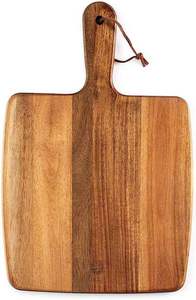 Tabla de Cortar de Madera de Acacia y Mango Hecha a Mano y Personalizada, Utensilio de Cocina para Cortar Frutas, Verduras y Servir, India - Product Image 4