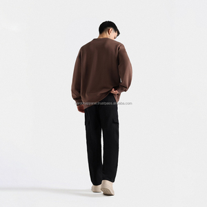 Nardon Apparel Sweat-shirt à capuche de haute qualité avec logo personnalisé imprimé multicolore, épaules tombantes, col rond, sweat-shirt ample pour hommes - Product Image 2