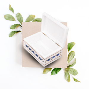 Cubierta de Mesa Rectangular de Mármol Blanco de Lujo con Incrustaciones Florales de Pietra Dura, Hecha a Mano - Product Image 2