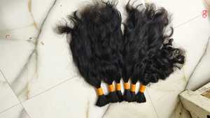 Indian Curly Texture Remy Machine Double Weft 100 Grams Unprocessed Cuticle Aligned Raw Temple Human Hair Perm Ready - Product Image 5