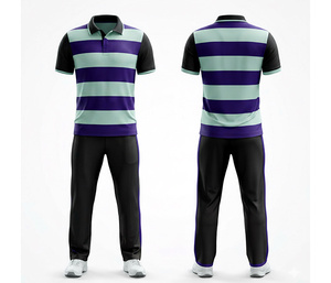 Professional <b>Cricket</b> Uniform with Custom Logo Printing | Men Women Youth <b>Cricket</b> Wears Polo Shirt and Trouser <b>Full</b> Team Outfit - Product Image 2