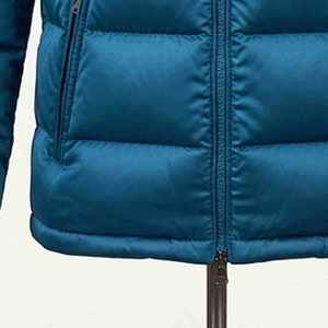 Veste matelassée à capuche pour homme, hiver, décontractée, coupe-vent, fermeture éclair, couleur unie, polyester, rembourrage en duvet, coupe classique - Product Image 5