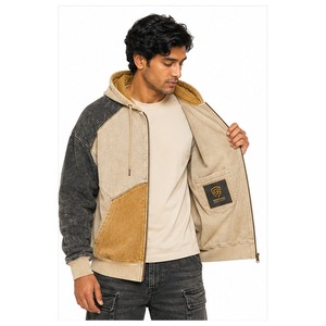 Top Quality Men <b>Vintage</b> Zip Hoodie Classic Washed Streetwear <b>Sweatshirt</b> For Everyday Fashion And Outdoor Wear - Product Image 2