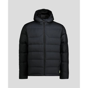 Veste d'hiver matelassée personnalisée pour homme avec logo, grande taille, couleur unie, coupe-vent, légère, style streetwear, OEM - Product Image 1