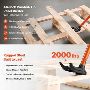 Pinza Multiuso Pallet Buster per Pavimentazioni, Telai e Coperture - Product Image 3