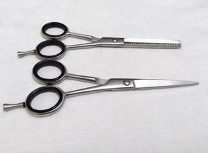 Tijeras de Peluquería Profesionales OEM de Acero Inoxidable 4Cr13 con Cerámica Afilada para Adelgazar el Cabello, Tijeras de Corte para Salón de Belleza, Logotipo Personalizado - Product Image 2