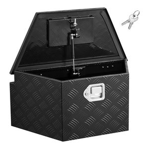 Cassetta Portautensili in Alluminio per Rimorchio 26" X 13" X 12" Organizzatore Resistente con Serratura e Chiavi - Product Image 1