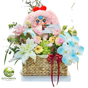 Minimalist Water Hyacinth <b>Basket</b> with Cloth Insert for Stylish Storage and <b>Display</b> New trend 2026 Eco friendly Lifestyle - Product Image 6