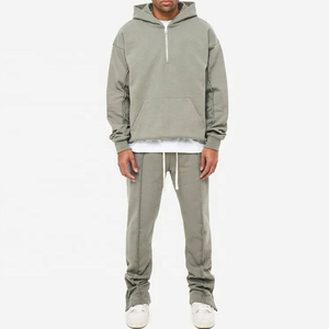 VOXO INDUSTRIES Survêtements d'hiver décontractés et tendance pour hommes, Nouveau style 2026, Coupe classique personnalisée, Logo frontal, Couleur unie, Réversible - Product Image 1