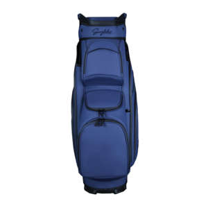 Sac de golf en cuir PU de nouvelle conception, imperméable, de qualité supérieure, marron, avec 14 compartiments, logo brodé personnalisé - Product Image 4