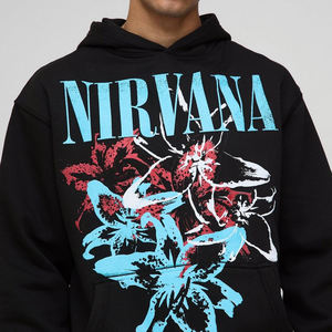 Sweat à capuche imprimé pour homme en molleton/coton de qualité supérieure, style streetwear hiver, avec logo personnalisé, impression couleur et poche, faible MOQ - Product Image 4