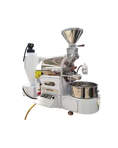 1KG 2KG 3KG Professional Coffee Bean Roasting Machine with CE Certified Commercial Stainless Steel Coffee Roaster