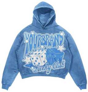 ชุดเซ็ตเสื้อฮู้ดดี้พิมพ์ลายสกรีนพร้อมกางเกงขาสั้นผ้าตาข่ายสำหรับผู้ชาย คุณภาพพรีเมียม ผลิตตามสั่ง พร้อมปักโลโก้แบบกำหนดเอง - Product Image 2