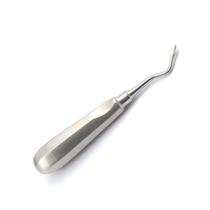 Elevador de Raíces Dentales Curvo de Acero Inoxidable de Alta Calidad, Instrumentos Quirúrgicos Dentales para Extracción de Dientes, Fabricante Pakistán - Product Image 1