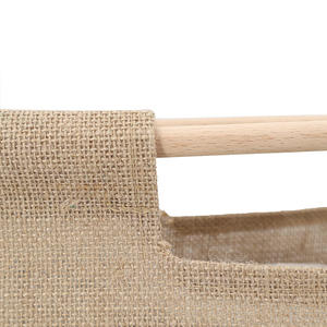 Bolsa de Yute Ecológica con Asas de Algodón, Bolsa de Compras Reutilizable - Product Image 6