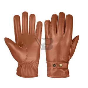 Gants en cuir de mouton véritable vintage de haute qualité pour l'hiver - Écologiques, respirants, compatibles avec les écrans tactiles, pour les voyages en plein air - Product Image 4