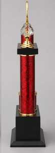 •Stylish big metal trophy designed for outstanding achievements. - Product Image 3