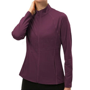 Women's Trendy Printed <b>Zip</b> <b>up</b> Yoga Jacket Slim Fit Lightweight Quick Dry Sportswear Outdoor Running Track Fitness Gym Activewear - Product Image 1