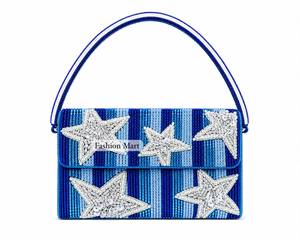 Sac à bandoulière perlé fait main pour Noël, pochette de soirée pour femme, idéal pour les fêtes, vente en gros - Product Image 1