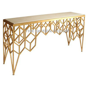 Modern Furniture Table for Home Hotel Restaurant Living Unique Table Decor <b>Black</b> Color Metal Furniture <b>Console</b> Tables - Product Image 5