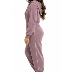 Combinaison polaire pour femme EAZWEARS, coupe décontractée, longueur intégrale, exportateur en gros, production en vrac pour les marques de mode, vente en gros, approvisionnement personnalisé - Product Image 3