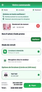Aplicación Móvil de Entrega de Comestibles en Guinea para Compras en Línea Rápidas, Comestibles Frescos, Pagos Seguros y Entrega a Domicilio - Product Image 2