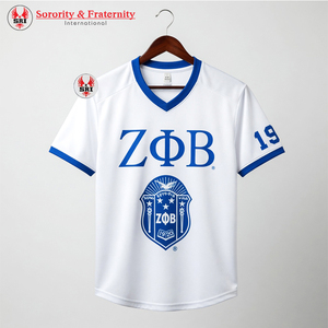 Uniforme de baseball de qualité supérieure pour femmes Zeta Phi Beta Sorority, motif uni, logo personnalisé, vêtements de sport respirants, mode 100% - Product Image 4
