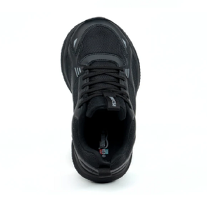 Sneakers de marche noires actives pour hommes, chaussures de sport légères, respirantes, à lacets, semelle amortie - Product Image 4