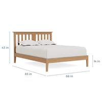 Base de Cama Plegable Moderna de Madera de Mango Sólida Tallada a Mano con Diseño Arquitectónico |   Muebles de Dormitorio Ecológicos KD Flat Pack para India