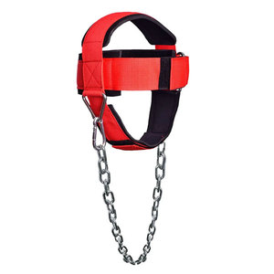 Harnais de musculation pour le cou et la tête en acier inoxydable robuste, personnalisable, de haute qualité - Équipement de gym, capacité de charge de 15 lb - Product Image 4