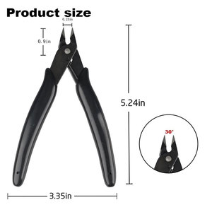 Stainless Steel Hair Extension Pliers Keratin Bond Cutting Wire Flush <b>Cutters</b> Professional Clippers Nippers Reusable Salon Hair - Product Image 4