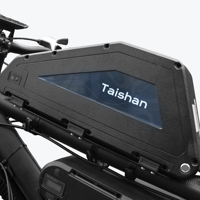 Batterie au lithium pour vélo électrique, grande capacité, longue portée, 72v 40ah, boîtier rigide triangulaire, pour vélo de montagne