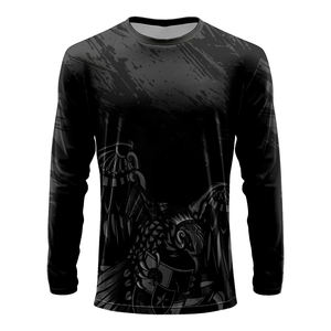 Camiseta de Pesca de Secado Rápido, Manga Larga, Sublimación Personalizada, Poliéster Impreso, Alto Rendimiento, en Oferta - Product Image 1