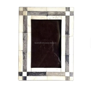 Cadre photo en incrustation d'os, cadre photo en bois d'os naturel pour la décoration de table, la décoration de bureau et la décoration de la maison - Product Image 6